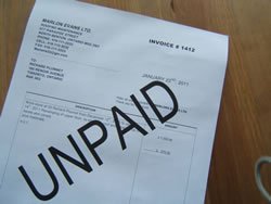 unpaid invoices, chasing debtors