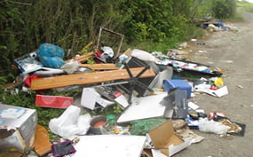 How fly tipping or illegal disposal of toxic waste can be detected and uncovered