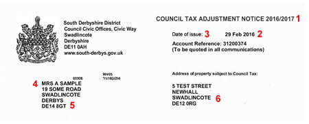 council tax bill debt tracking trace enquiries