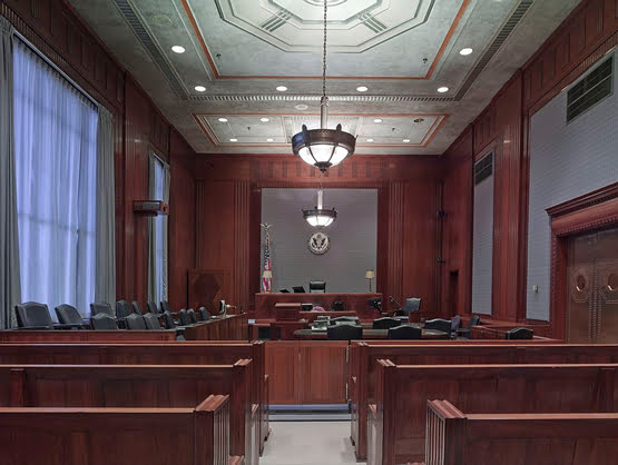 courtroom for family law