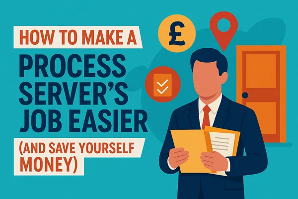 how to make a process servers job easier