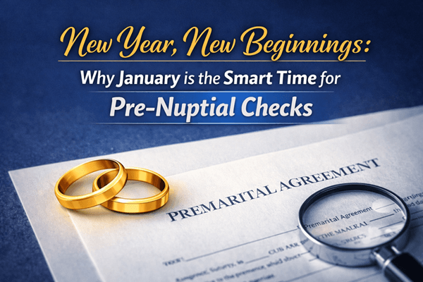 january pre-nuptial checks