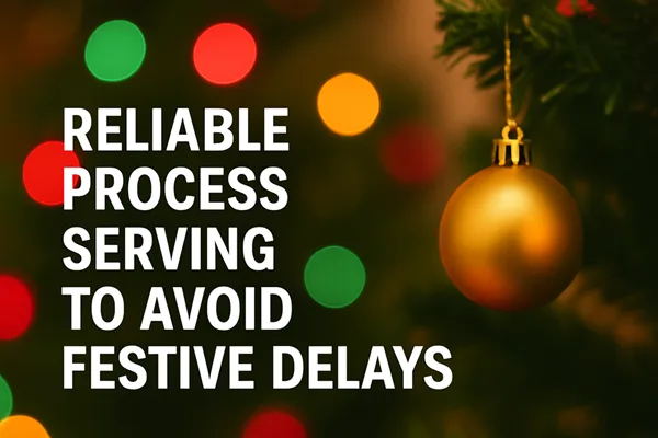 reliable process serving to avoid delays