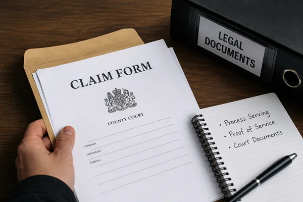 how process serving works in uk