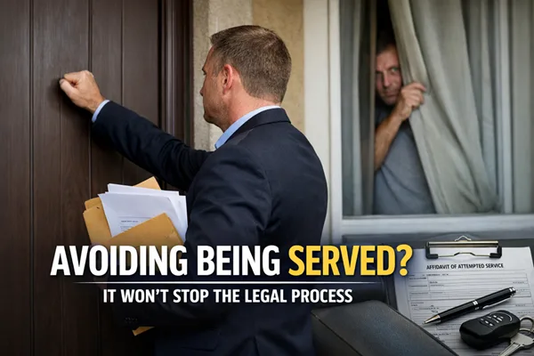 What Happens if Someone Avoids Being Served